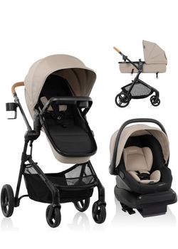 Evenflo Pivot NXT Travel System with LiteMax NXT Preemie and Infant Car Seat