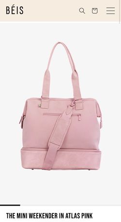 BÉIS: The Crescent Weekender in Atlas Pink