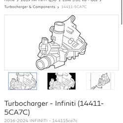Brand new 2016-2024 Infiniti Q50 (Right) Turbo