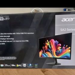 24" ACER AND a 32" Dell Monitors