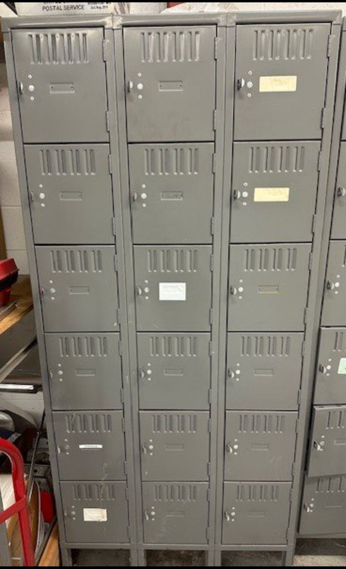 Six Tier Metal Lock Lockers
