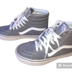 Vans SK8 Hi High Tops 5.5 Gray