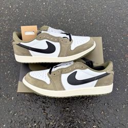 Jordan 1 Retro Low OG “Medium Olive” Sizes 8 - 13 Men’s and Sizes 4Y - 7Y Kid’s IN HAND BRAND NEW
