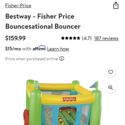Fisher Price Bouncesational Bounce - Bestway