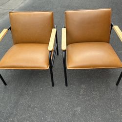 Amazon Pleather Accent Chairs 