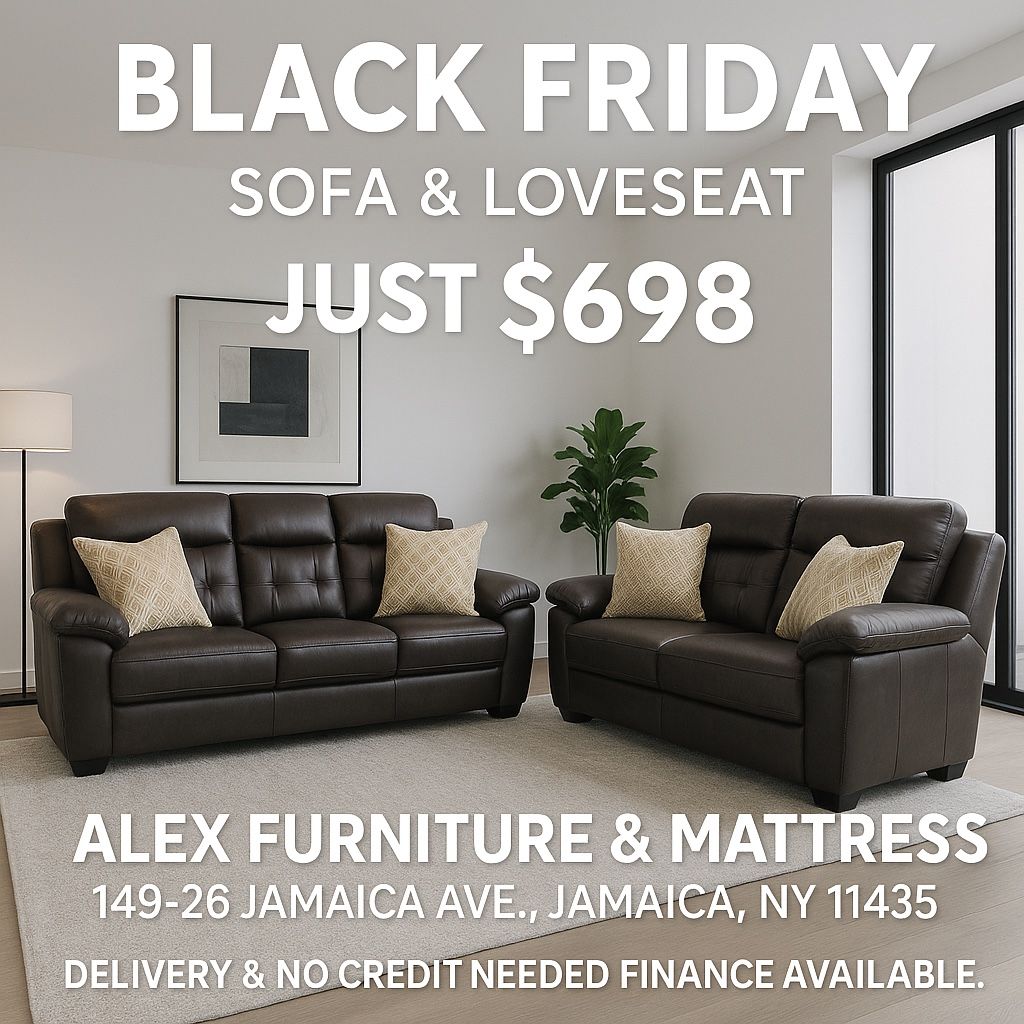 Black Friday Sale!! Sofa & Loveseat Just $698!!! Limited Stock🚨🚨