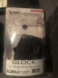 2 Left Handed Glock Holsters Safariland 1710 And Fobus Gl2bhlh Thumbnail