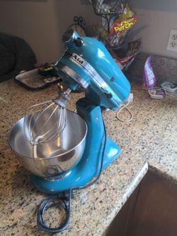 KitchenAid mixer turquoise