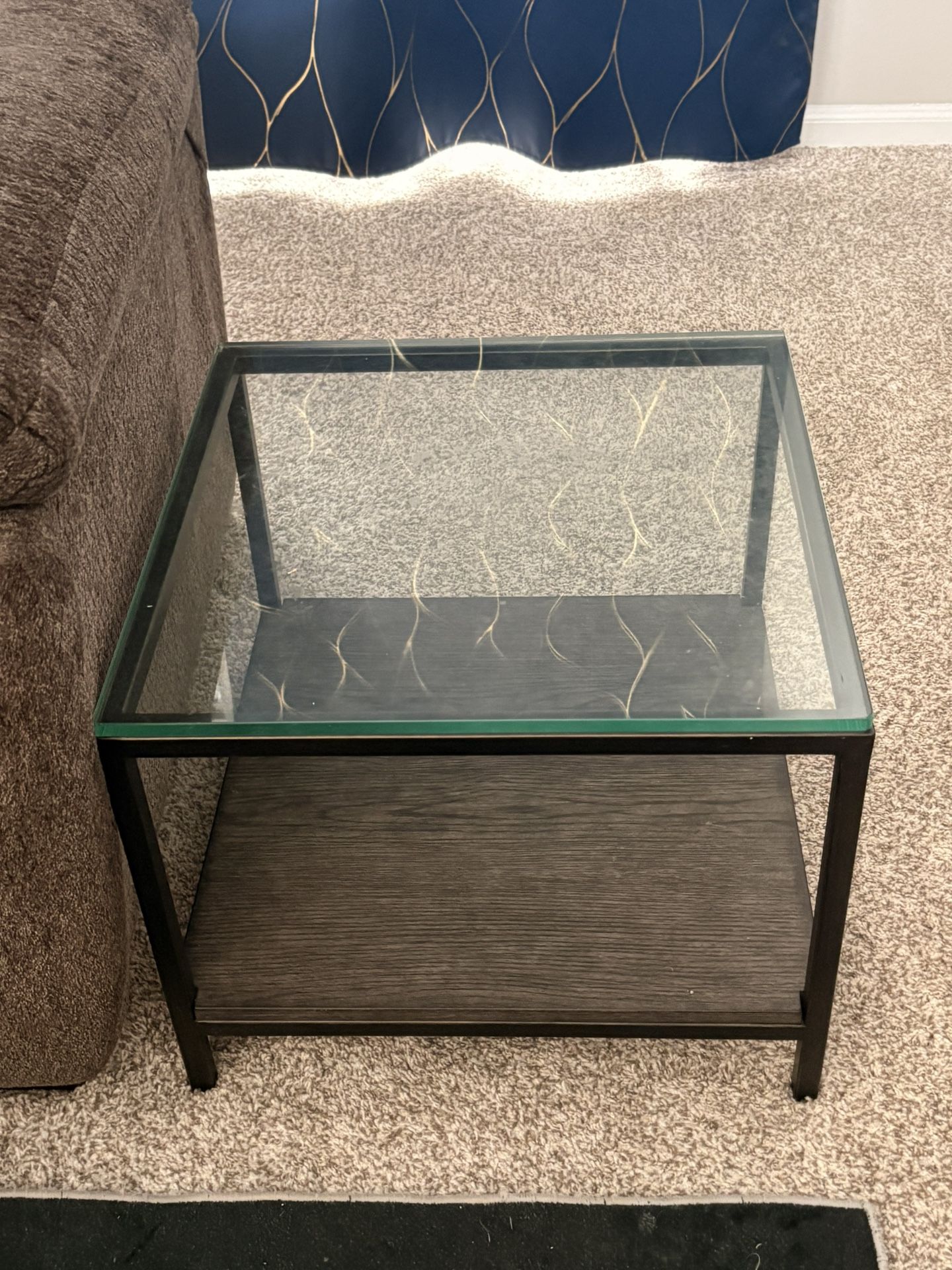 Side Table Glass Top