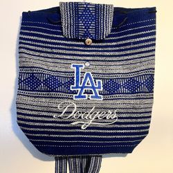 Dodgers Knitted Knapsack.