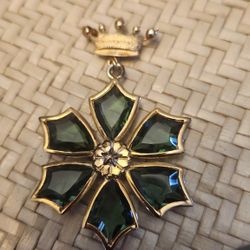 1950's ACCESSOCRAFT CROWN PIN/Pendant 