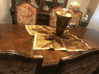 Dining Table And China