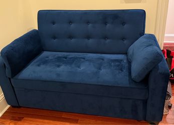 Serta Monroe Sleeper Sofa - Blue  (full-size)