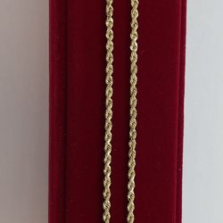 10K GOLD ROPE CHAIN. NEW. 