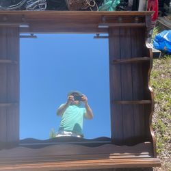 Mirror Wall Shelves Or Headboard 