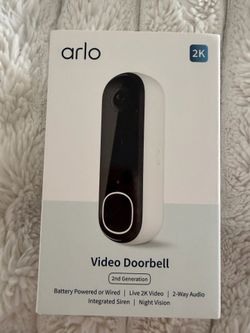 Arlo video doorbell camera *Brand new*