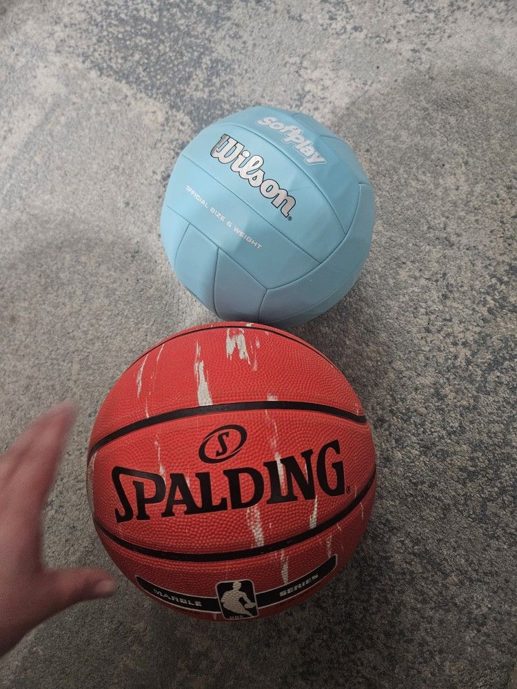 Volleyball And Basketball Ball