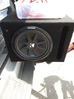 12 inch kicker box and fossgate amp