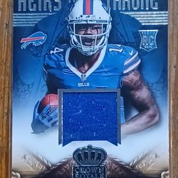 Sammy Watkins Jersey Buffalo Bills 99/499 Heirs To The Throne Rookie 2014