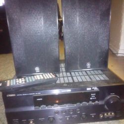 Yamaha Receiver Speakers And Remote 