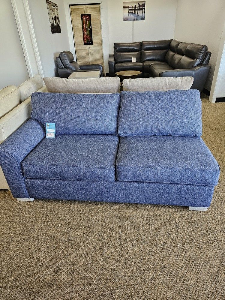 Fabric loveseat