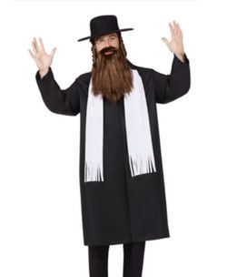 Adult Rabbi Halloween 🎃 Costume Adult Large