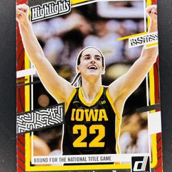 CAITLIN CLARK 2004 Panini Donruss HIGHLIGHTS RED FOIL H9 Iowa Hawkeyes National