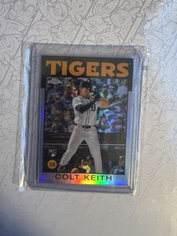 Colt Keith - 2024 Topps Chrome Lids × Mitchell & Ness 1986 Image Variation /99