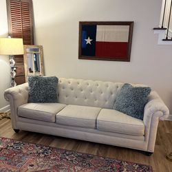 White couch