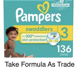 Pampers size 3 Swaddlers Diapers Pañales