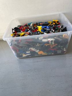 LEGO Bulk Lot Mixed Loose Bricks & Pieces Parts Multicolor Bucket/Tub
