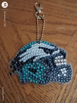 Philadelphia Eagles diamond painted NFL key chain