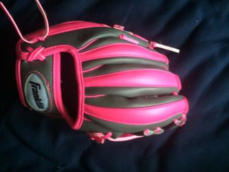 Brand-new Wilson leather gray and pink glove size 9\10