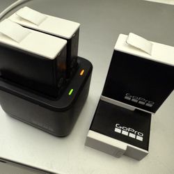 GoPro Enduro Dual Charger and Batteries 