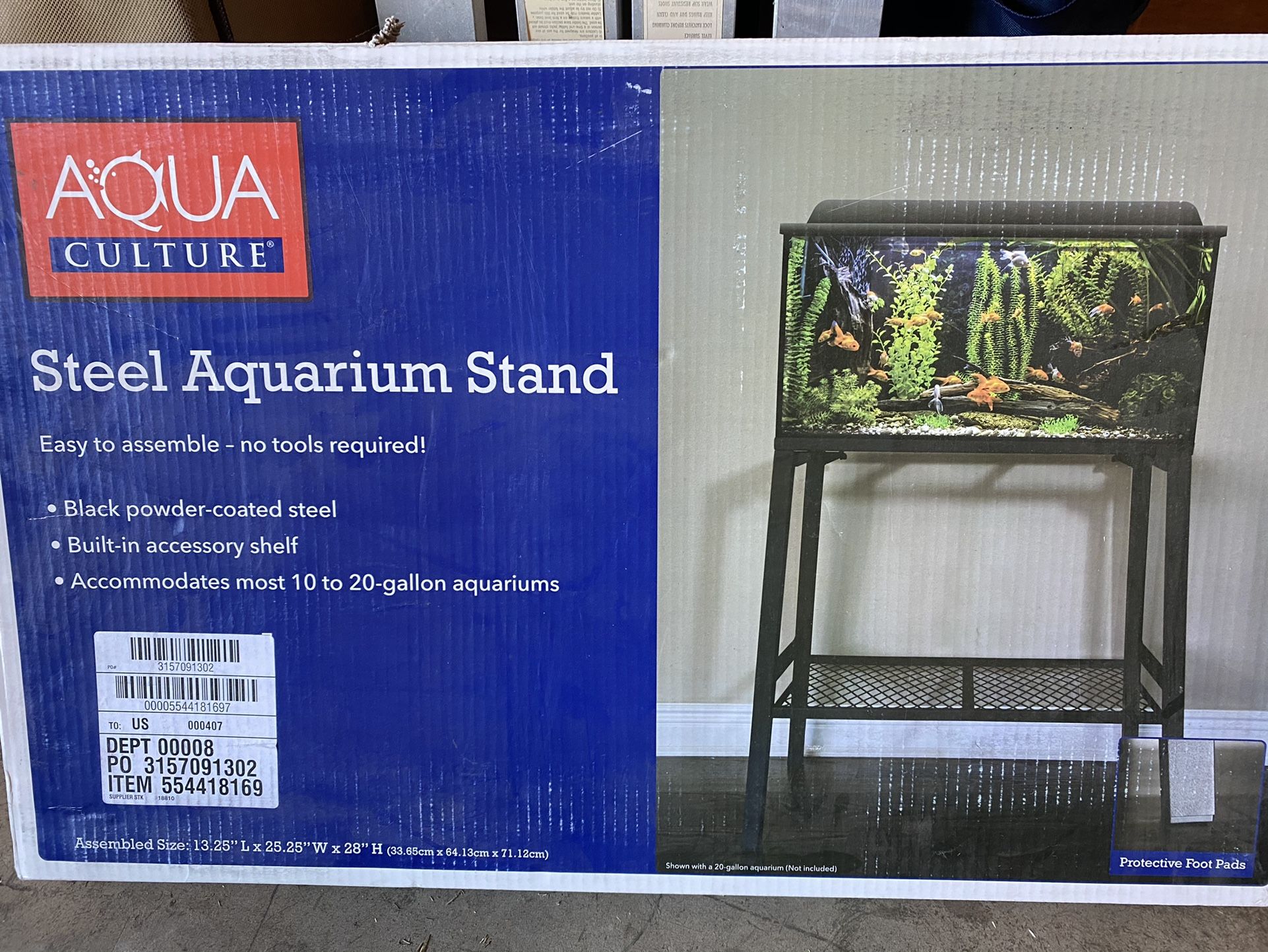 Aqua Culture Steel Aquarium Stand