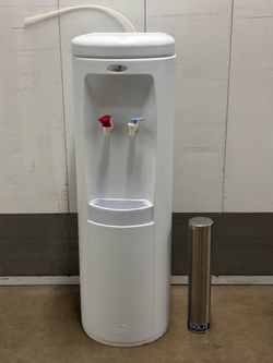 Oasis POUD1SHS WHI Atlantis Hot 'N Cold Bottleless Water Cooler, White Water dispenser