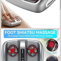 Electric Foot Massager – 3 Speeds, 4 Modes, Type-C