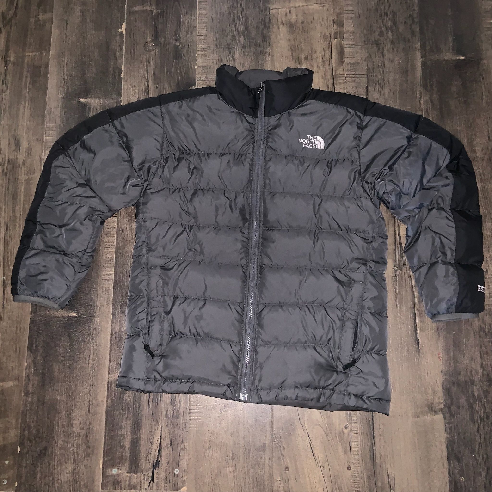 North face Jacket Grey And Black