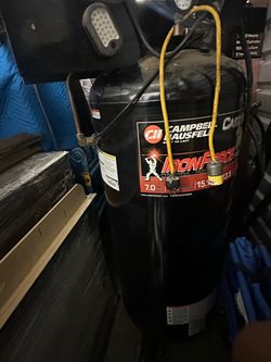 60-gallon vertical stationary air compressor