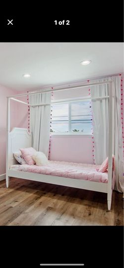 Pottery Barn twin size bed frame!