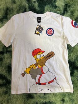 Cubs x Simpsons x New era Homer Wonderbat shirt    XL