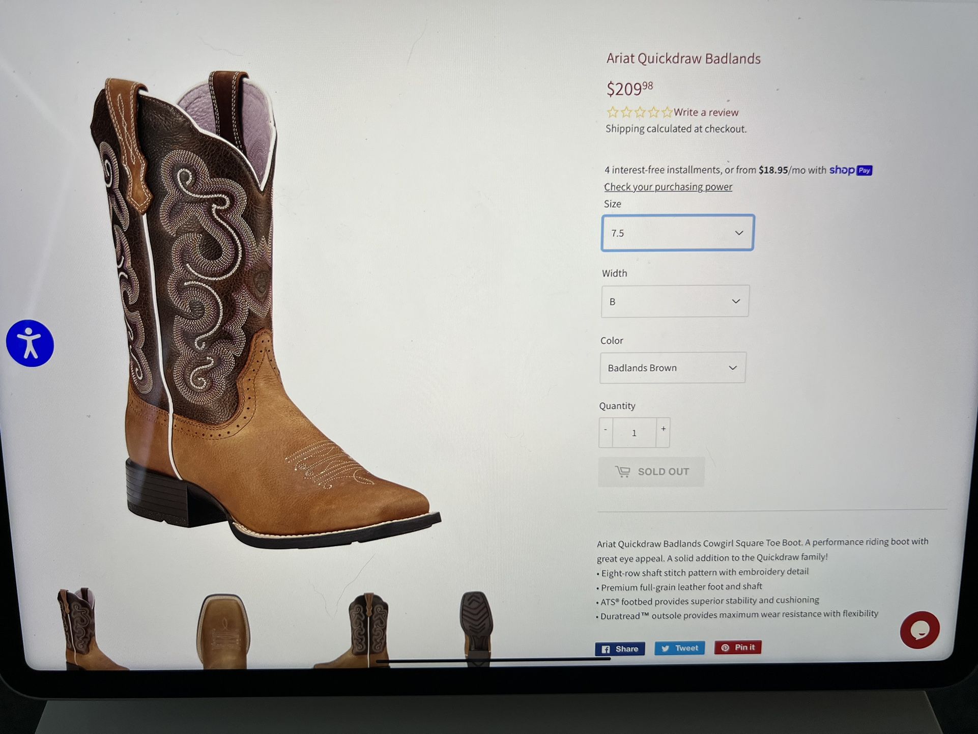 Ariat Boots