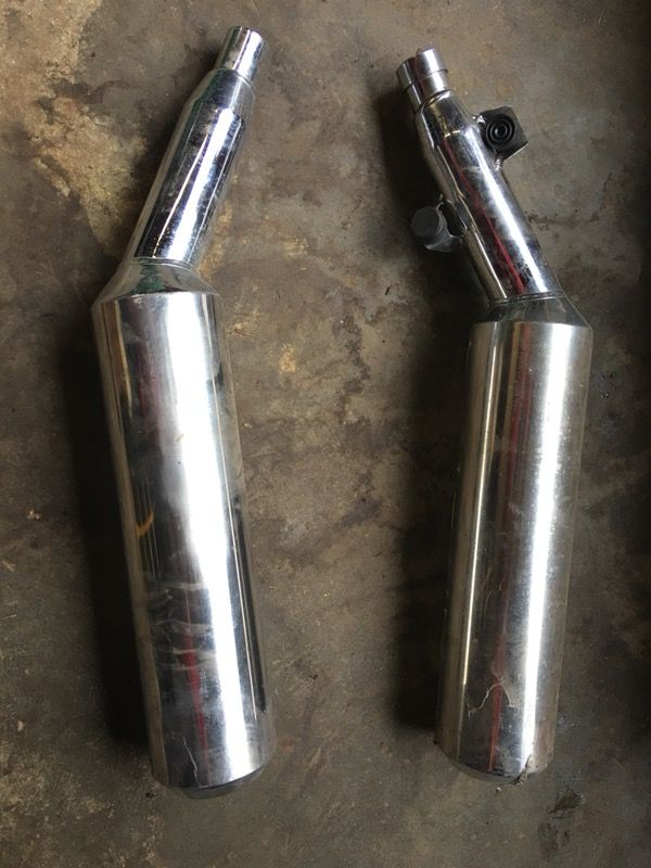 2001 Triumph Trophy 1200 factory exhaust