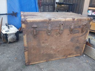 Antique trunk.