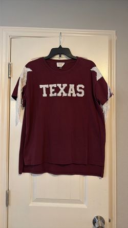 TEXAS AGGIES Ladies Embellished Shirt