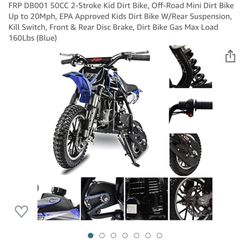 Parts Are For This Little Dirt bike 