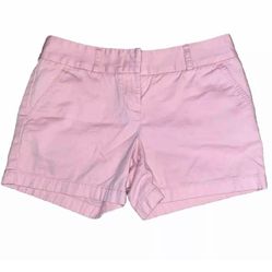 J.Crew Shorts Womens Size 4 Pink City Fit Cotton 4 Pockets Flat Front Belt Loops