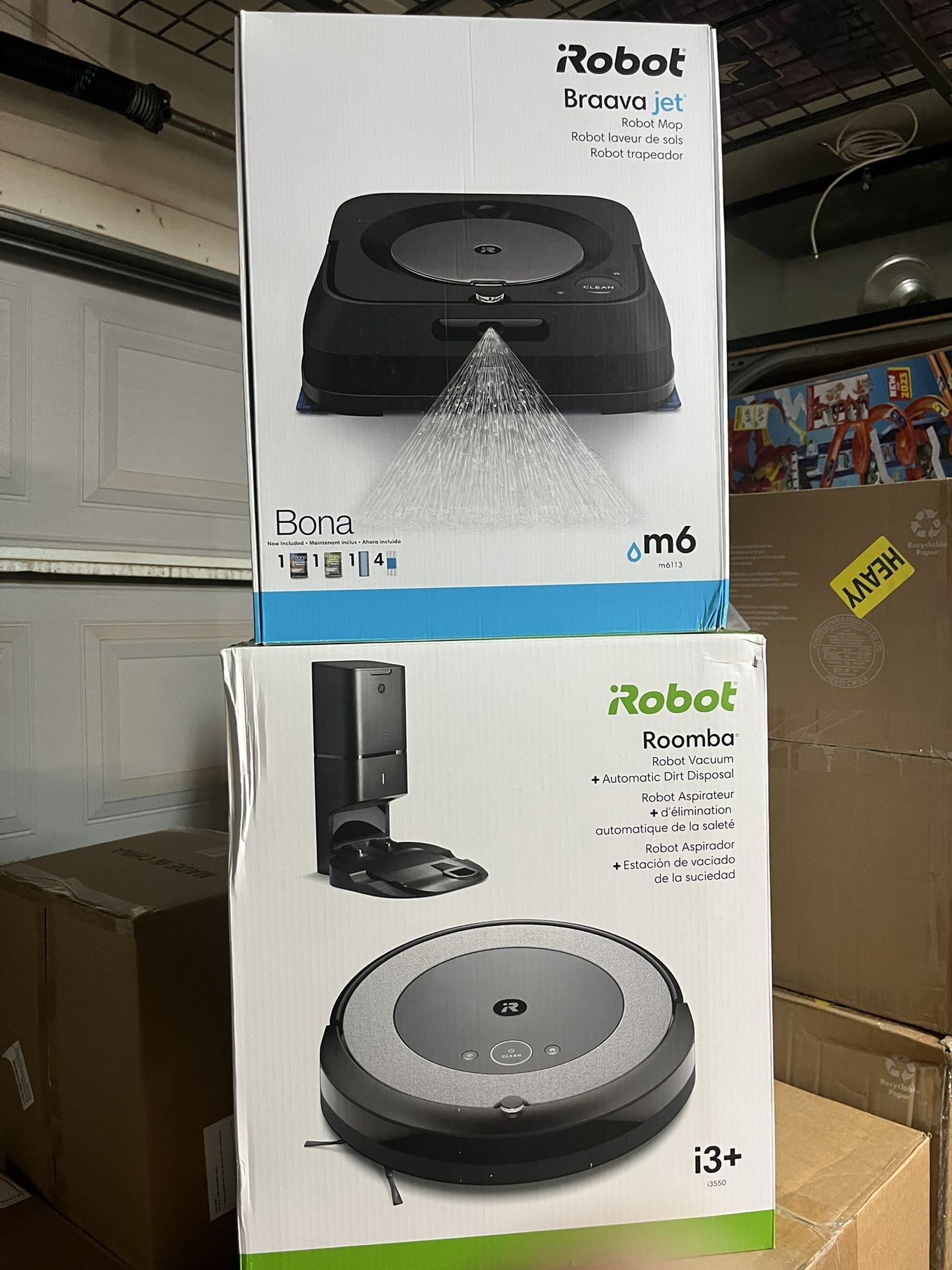 iRobot Roomba i3+本体 & Braava jet m6本体セット iRobot Roomba i3+本体 & Braava jet m6本体セット