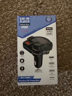 P22 Wireless Car FM Transmitter with Charger