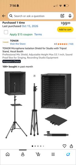 Studio interface for music set up